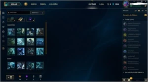 Conta unranked lv 30 com skin Riven Emissária da Luz - League of Legends LOL