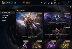 Mestre com 150 Champs e 20 Skins ( 600 PDL ) - League of Legends LOL