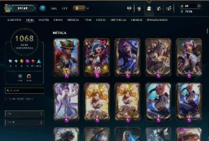 Conta LoL 1068 skins, 12 anos de conta - League of Legends