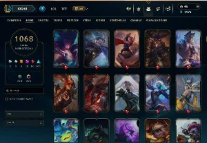 Conta LoL 1068 skins, 12 anos de conta - League of Legends