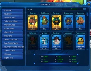 CONTA END GAME BARBAMON - Digimon Masters Online DMO