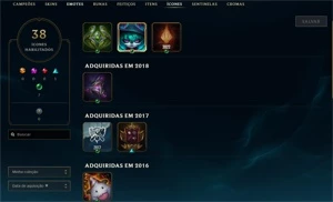 Conta Smurf Platina 2 LoL - League of Legends