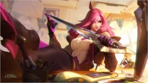CONTA KATARINA ACADEMIA DE BATALHA 💎58K EA💎 - League of Legends LOL