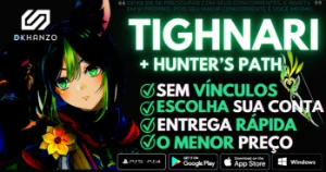 ✨GENSHIN IMPACT CONTA COM TIGHNARI + HUNTER’S PATH AR10✨