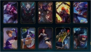 Conta League of Legends 227 Skins LOL