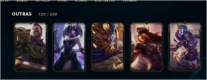 Conta League of Legends 227 Skins LOL