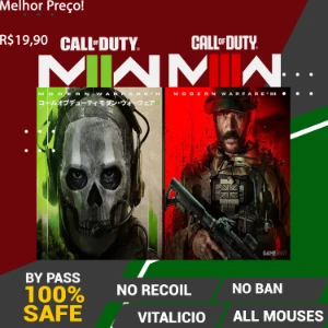 Mw Ii, Mw Iii E Warzone 2.0  - No Recoil Pro - [Vitalício] - Call of Duty COD
