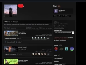STEAM NIVEL 123 + 52 JOGOS + 15 anos - VAC CSGO