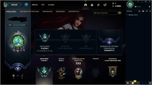 CONTA S2 - MMR ALTO - 265 SKINS, 318K EA E LEVA SMURF BRINDE - League of Legends LOL