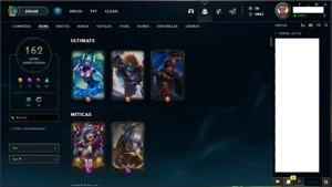 Conta LOL, gold, MUITAS SKINS, baratinha - League of Legends