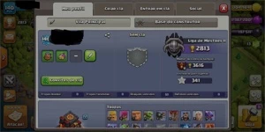 Clash of clans cv10 (recém upado - cv 9 full) barato