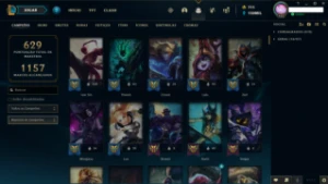 Conta No Lol Lv 423, 213 Skins E Full Champ - League of Legends