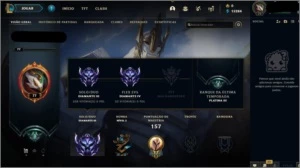 Conta LOL D4 SOLO DUO E D3 FLEX - League of Legends