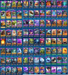 Clash Royale LEVEL 56, 8k+ troféus, torre 15