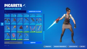 Conta fortnite com 95 skins +picaretas +330 emotes +1.100 vb