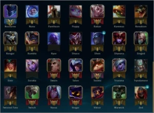Conta LOL - Prata 1 - 63 Champions - 39 Skins - League of Legends