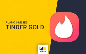 Tinder Gold - 6 Meses - Gift Cards