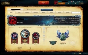 Conta Diamante 3 League of Legends LOL