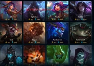 conta league of legends com email original e 150 skins LOL