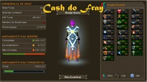 ACC RUNESCAPE É NA CASH DO FRAY STORE - Rucoy Online