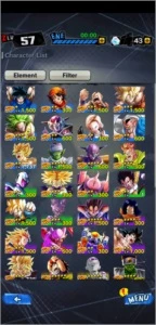 Conta Dragon Ball Legends - 43 SP - Others