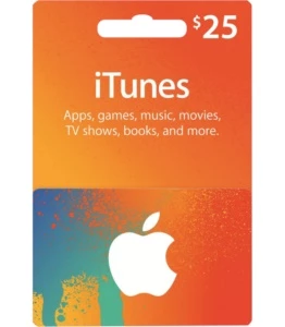 iTunes Gift Card $25 - iTunes Gift Cards