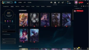 CONTA LOL LEAGUE OF LEGENDS 41 SKINS LEVEL 81