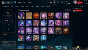 CONTA LOL LEAGUE OF LEGENDS 41 SKINS LEVEL 81