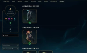 CONTA GOLD LOL 77 SKINS 151 CHAMPIONS - League of Legends