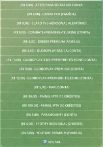 Revenda Netfflix-Spotify-Prime  Etc 8 Paineis 9 Bots - Assinaturas e Premium