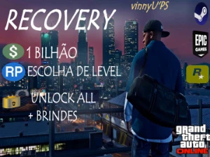 (Pc) Gta V Online 1 Bilhão + Unlock All + Level 1 A 8000