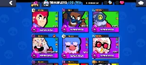 Brawl Stars 11 Hiper ATIVAS vários lendários e 100 Skins