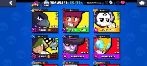 Brawl Stars 11 Hiper ATIVAS vários lendários e 100 Skins
