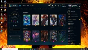 Vendo conta com mais de 679 skins - League of Legends LOL