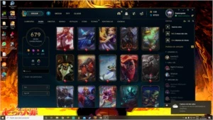 Vendo conta com mais de 679 skins - League of Legends LOL