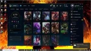 Vendo conta com mais de 679 skins - League of Legends LOL