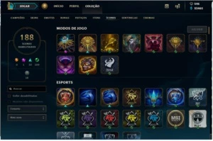 Conta LOL Elo OURO II - League of Legends