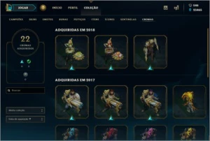 Conta LOL Elo OURO II - League of Legends