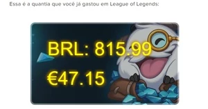Conta de league of legends / lol