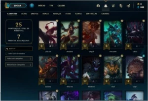 Conta league of legends diamante4 LOL