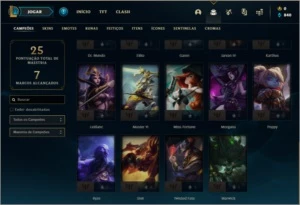 Conta league of legends diamante4 LOL