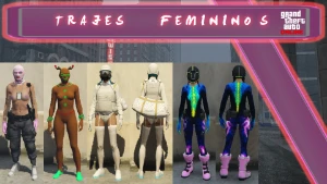Trajes modded femininos | GTA Online [PC]