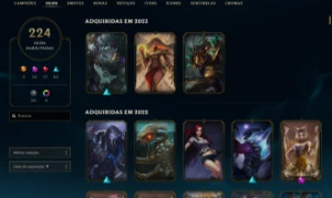 Conta 224 League Of Legends Barato LOL