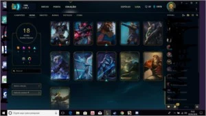 conta de lol lv31 18 skins 5 epicas 4 legados - League of Legends