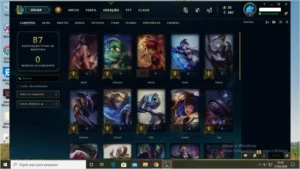 Conta UNRANKED LUX ELEMENTALISTA! - League of Legends LOL