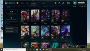 Conta UNRANKED LUX ELEMENTALISTA! - League of Legends LOL