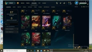 Conta UNRANKED LUX ELEMENTALISTA! - League of Legends LOL