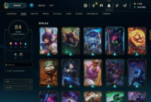 ⭐️LOL ⭐️LEVEL 280 ⭐️84 skins⭐️Ano 2015⭐️19k Essencial⭐️ - League of Legends