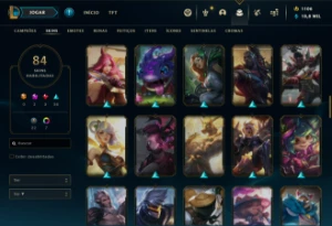 ⭐️LOL ⭐️LEVEL 280 ⭐️84 skins⭐️Ano 2015⭐️19k Essencial⭐️ - League of Legends