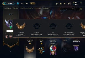 Ouro 2 com TODOS os Champs e 135 Skins ( MID / ADC / SUP )